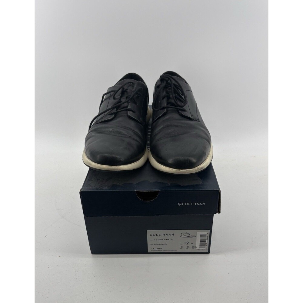 Cole Haan GD Troy Plain Oxford Dress Shoes Black Size 12 C33187